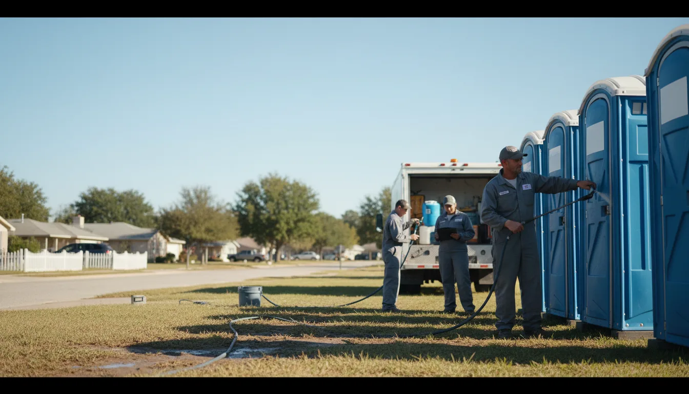 Long-Term Portable Toilet Rental in Erie, IL near me